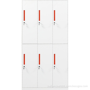 6-door steel file cabinet